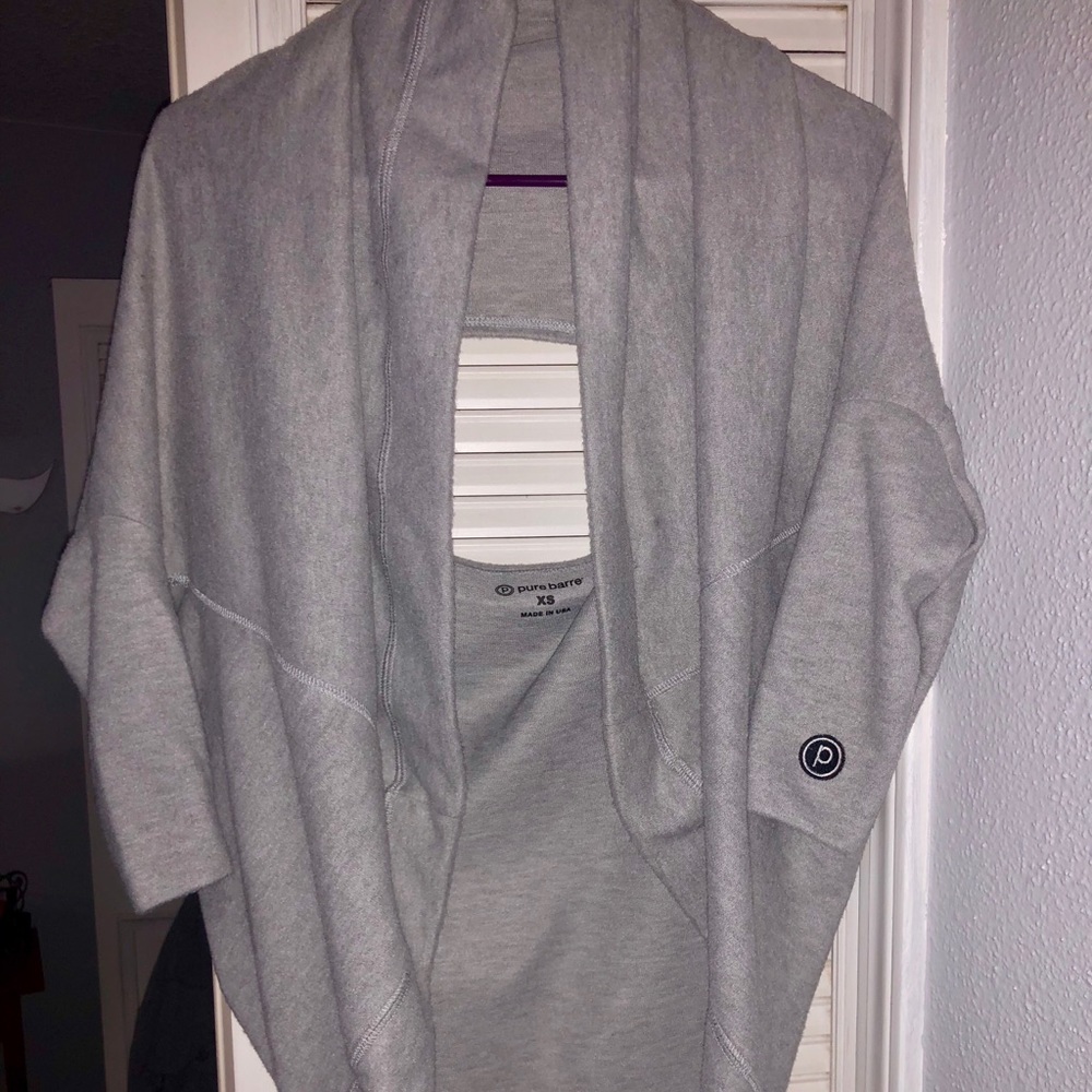Pure Barre Convertible Sweater